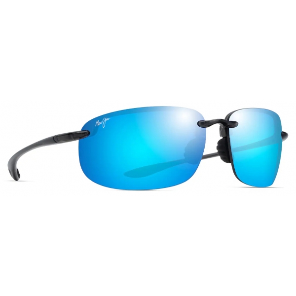 Maui Jim - Ho’okipa Xlarge - Grey Blue - Polarized Rimless Sunglasses - Maui Jim Eyewear