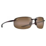 Maui Jim - Ho’okipa Xlarge - Tortoise Bronze - Polarized Rimless Sunglasses - Maui Jim Eyewear