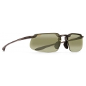 Maui Jim - Kanaha Asian Fit - Smoke Grey Maui HT - Polarized Rimless Sunglasses - Maui Jim Eyewear