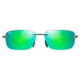 Maui Jim - Lanakila - Matte Trans Green MAUIGreen - Polarized Rimless Sunglasses - Maui Jim