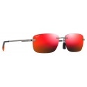 Maui Jim - Lanakila - Light Ruthenium Hawaii Lava - Polarized Rimless Sunglasses - Maui Jim