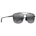 Maui Jim - Pīwai Asian Fit - Black Grey - Polarized Aviator Sunglasses - Maui Jim Eyewear