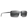 Maui Jim - Laulima Asian Fit - Black Grey - Polarized Rimless Sunglasses - Maui Jim Eyewear