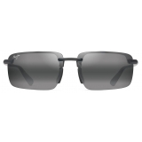 Maui Jim - Laulima Asian Fit - Black Grey - Polarized Rimless Sunglasses - Maui Jim Eyewear