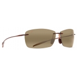 Maui Jim - Lighthouse - Rootbeer Bronze - Polarized Rimless Sunglasses - Maui Jim Eyewear