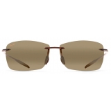 Maui Jim - Lighthouse - Rootbeer Bronze - Polarized Rimless Sunglasses - Maui Jim Eyewear