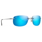 Maui Jim - Ohai - Gunmetal Blue - Polarized Rimless Sunglasses - Maui Jim Eyewear