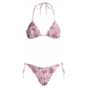 MC2 Saint Barth - Toile de Jouy Print Bikini - Pink/Beige - Luxury Exclusive Collection
