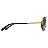 DITA - Mach-X - Vetro Nero Oro Giallo Opaco - DTS463 - Occhiali da Sole - DITA Eyewear