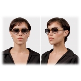 DITA - Mach-X - Black Glass Matte Yellow Gold - DTS463 - Sunglasses - DITA Eyewear