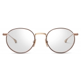 DITA - Journey-Two Optical - Brushed White Gold Mahogany - DTX168 - Optical Glasses - DITA Eyewear