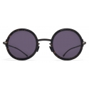 Mykita - Monroe - Decades - Black Antigua Cool Grey - Metal Collection - Sunglasses - Mykita Eyewear