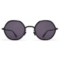 Mykita - Alya - Lite - Black Antigua Cool Grey - Metal Collection - Sunglasses - Mykita Eyewear