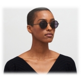 Mykita - Alya - Lite - Black Antigua Cool Grey - Metal Collection - Sunglasses - Mykita Eyewear