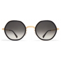 Mykita - Alya - Lite - Glossy Gold Milky Indigo Black Gradient - Metal Collection - Sunglasses - Mykita Eyewear