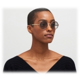 Mykita - Alya - Lite - Champagne Gold Clear Ash Grey Gradient - Metal Collection - Sunglasses - Mykita Eyewear