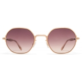Mykita - Santana - Lite - Champagne Gold Cedar Brown Gradient - Metal Collection - Sunglasses - Mykita Eyewear