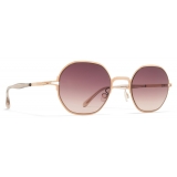 Mykita - Santana - Lite - Oro Champagne Marrone Cedro Sfumato - Metal Collection - Occhiali da Sole - Mykita Eyewear