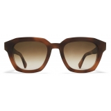 Mykita - Kiene - Mykita Acetate - Galapagos Silver Brown Gradient - Acetate Collection - Sunglasses - Mykita Eyewear