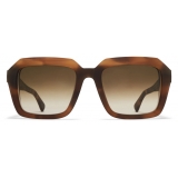 Mykita - Kilenda - Mykita Acetate - Galapagos Silver Brown Gradient - Acetate Collection - Sunglasses - Mykita Eyewear