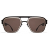Mykita - Knox - Mykita Acetate - Black Clear Ash Brown - Acetate Collection - Sunglasses - Mykita Eyewear