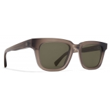 Mykita - Lamin - Mykita Acetate - Clear Ash Shiny Silver Raw Green - Acetate Collection - Sunglasses - Mykita Eyewear