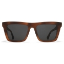 Mykita - Lome - Mykita Acetate - Galapagos Silver Dark Grey - Acetate Collection - Sunglasses - Mykita Eyewear
