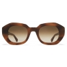 Mykita - Satin - Mykita Acetate - Galapagos Shiny Silver Brown Gradient - Acetate Collection - Sunglasses - Mykita Eyewear