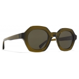 Mykita - Teshi - Mykita Acetate - Peridot Shiny Silver Raw Green - Acetate Collection - Sunglasses - Mykita Eyewear