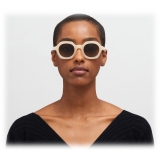 Mykita - Teshi - Mykita Acetate - Blonde Shiny Silver Brown Gradient - Acetate Collection - Sunglasses - Mykita Eyewear