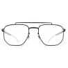 Mykita - ML08 - Mykita | Leica - Black Leica Silver - Metal Collection - Optical Glasses - Mykita Eyewear