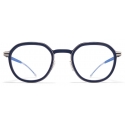 Mykita - Birch - Mylon - Navy Shiny Silver Yale Blue - Mylon Glasses - Optical Glasses - Mykita Eyewear
