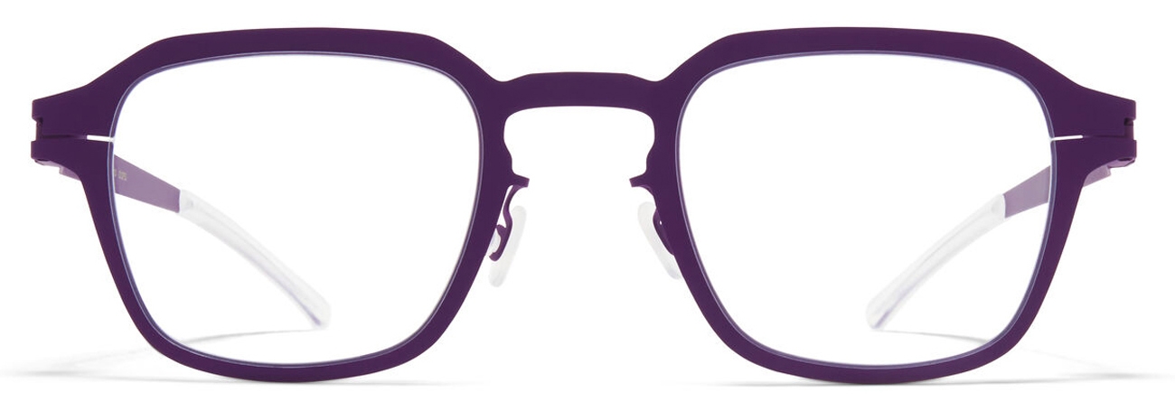 メガネ Mykita Mykita - CILIAN - 557 silver deep purple Mykita - Waters - Decades - Deep Purple - Metal Glasses