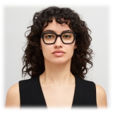 Mykita - Rue - Acetate - Nero Havana Argento Lucido - Acetate Glasses - Occhiali da Vista - Mykita Eyewear