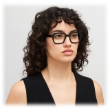 Mykita - Rue - Acetate - Nero Havana Argento Lucido - Acetate Glasses - Occhiali da Vista - Mykita Eyewear