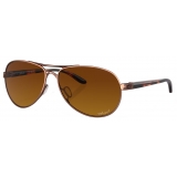 Oakley - Feedback - Brown Gradient Polarized - Rose Gold - Occhiali da Sole - Oakley Eyewear