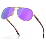 Oakley - Feedback - Prizm Violet Polarized - Satin Gold - Occhiali da Sole - Oakley Eyewear