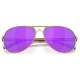 Oakley - Feedback - Prizm Violet Polarized - Satin Gold - Sunglasses - Oakley Eyewear