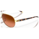 Oakley - Feedback - Prizm Brown Gradient - Polished Gold - Sunglasses - Oakley Eyewear