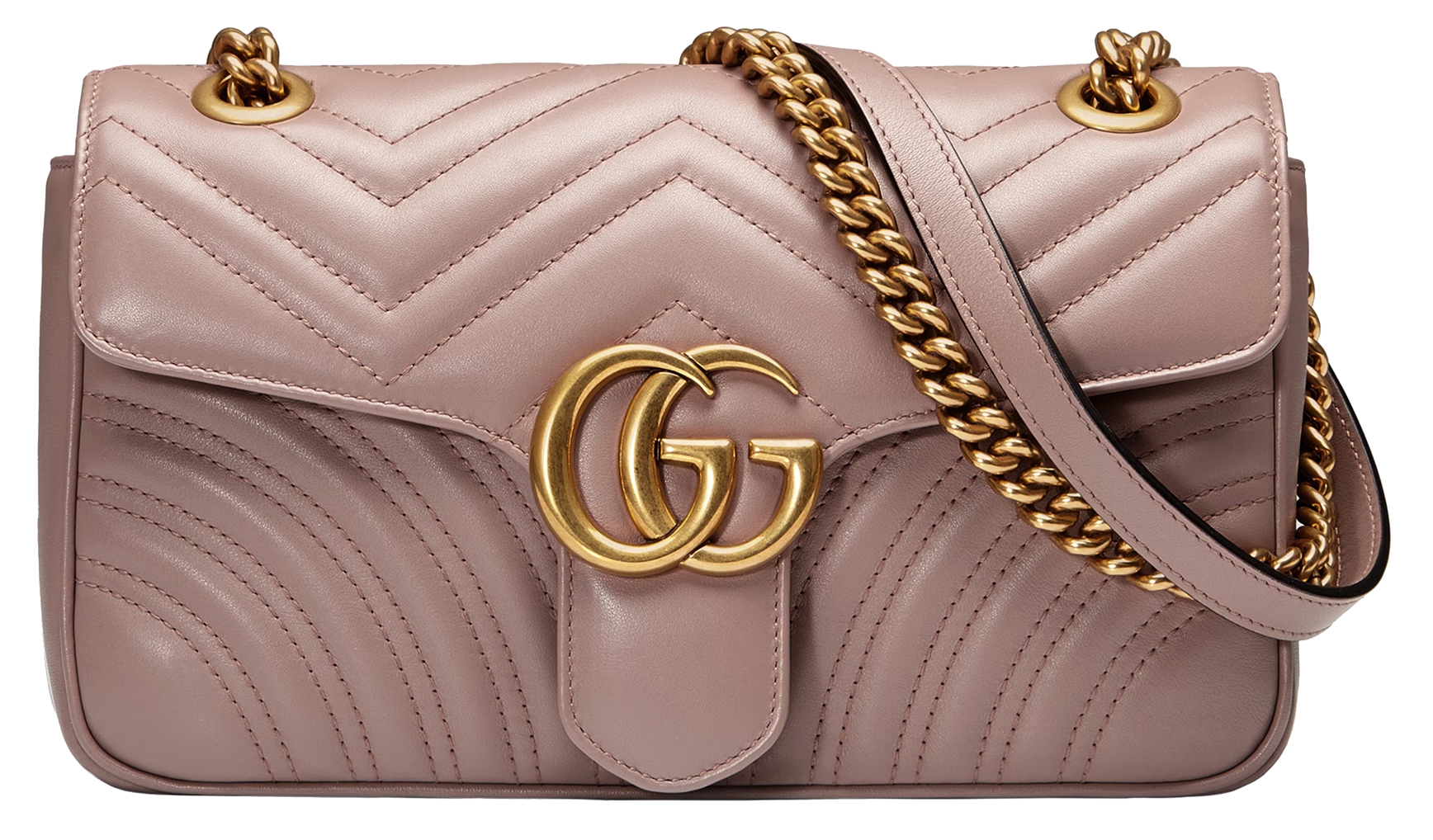 Gucci GG Marmont Small Shoulder Bag Dusty Pink Leather Bag Gucci Exclusive Collection Avvenice