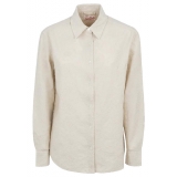 MC2 Saint Barth - Classic Sangallo Lace Shirt - Ivory - Luxury Exclusive Collection