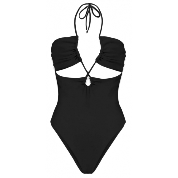 MC2 Saint Barth - One-Piece Swimming Costume with Cut-Out Details - Black - Luxury Exclusive Collection