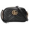 Gucci - Borsa a Spalla GG Marmont Matelassé Misura Piccola - Pelle Nera - Borsa - Gucci Exclusive Collection