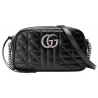 Gucci - Borsa a Tracolla Piccola GG Marmont - Pelle Nera - Borsa - Gucci Exclusive Collection