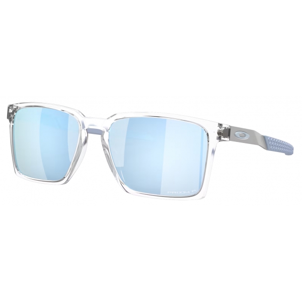 Oakley - Exchange Sun - Prizm Sapphire Polarized - Polished Clear - Sunglasses - Oakley Eyewear