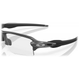 Oakley - Flak® 2.0 XL - Clear to Black Iridium Photochromic - Steel - Sunglasses - Oakley Eyewear