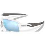 Oakley - Flak® 2.0 XL - Prizm Deep Water Polarized - Polished White - Sunglasses - Oakley Eyewear