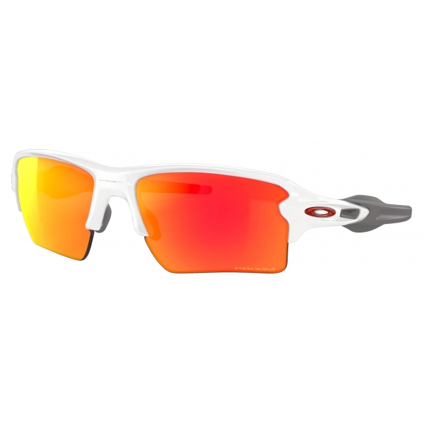 Oakley - Flak® 2.0 XL Team Colors - Prizm Ruby - Polished White - Sunglasses - Oakley Eyewear