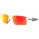 Oakley - Flak® 2.0 XL Team Colors - Prizm Ruby - Polished White - Occhiali da Sole - Oakley Eyewear