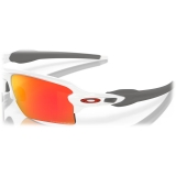 Oakley - Flak® 2.0 XL Team Colors - Prizm Ruby - Polished White - Occhiali da Sole - Oakley Eyewear